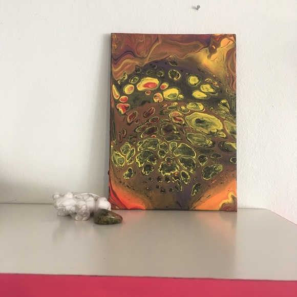 🎃 Fall Halloween Original Abstract Painting - Picture 7 of 7